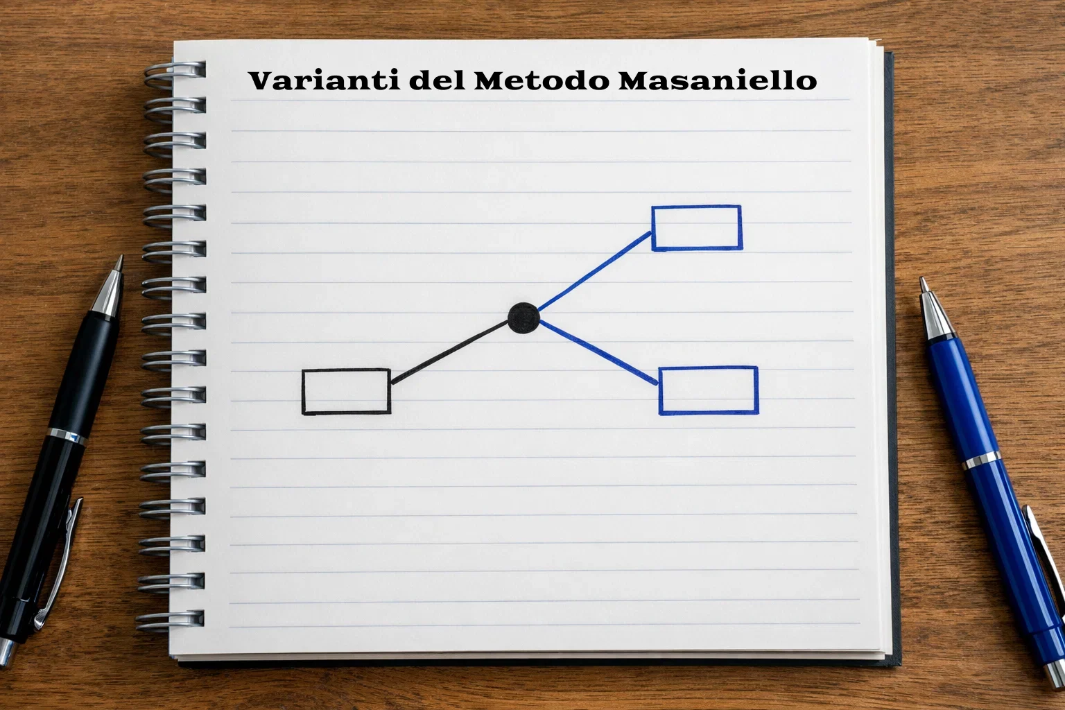 Diagramma con percorsi alternativi che rappresentano diverse strategie
