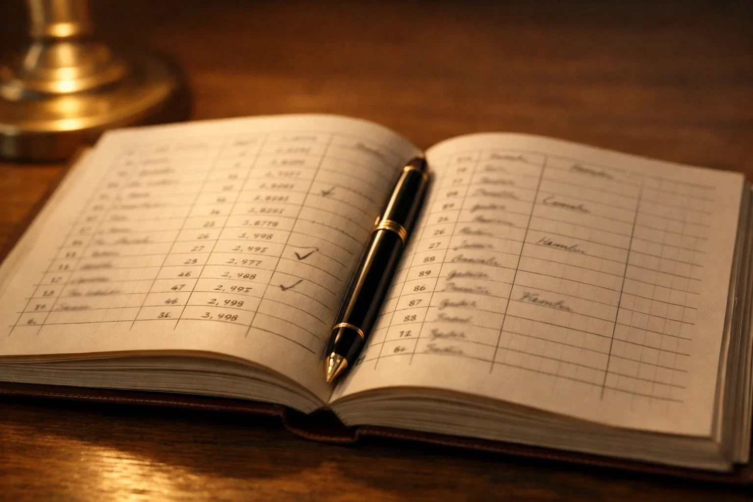 Persona che tiene un diario di scommesse con annotazioni e risultati